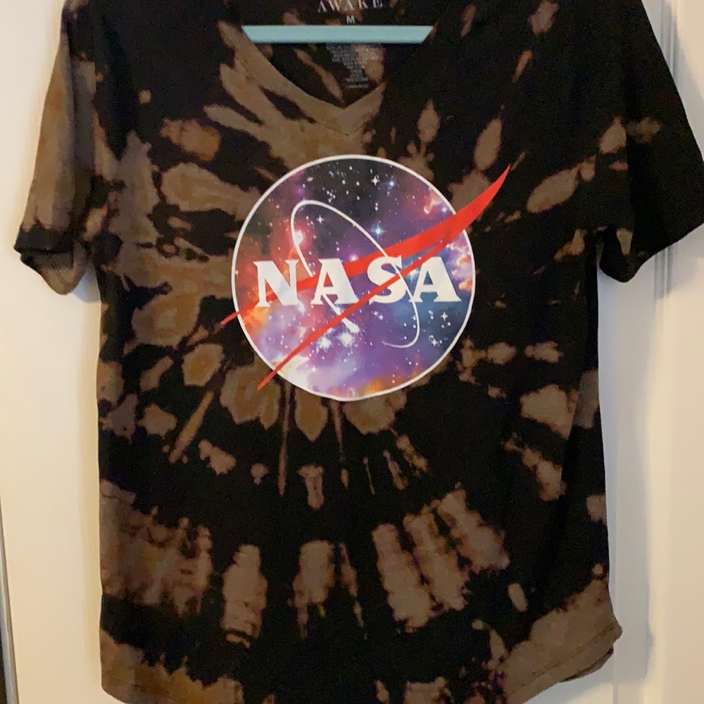 Bleach tie dye T-shirt